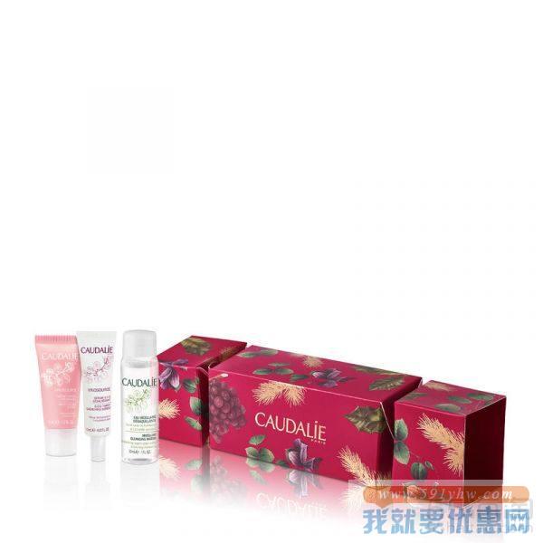 Caudalie 欧缇丽 Vinosource 保湿舒缓护肤礼品套装 卸妆水 30ml+保湿精华素 10ml+舒缓保湿润肤霜 15ml
