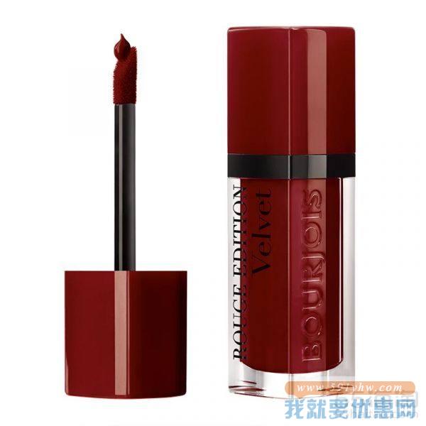 【满£88立减8】Bourjois 妙巴黎天鹅绒彩唇釉 Jolie-de-vin T19
