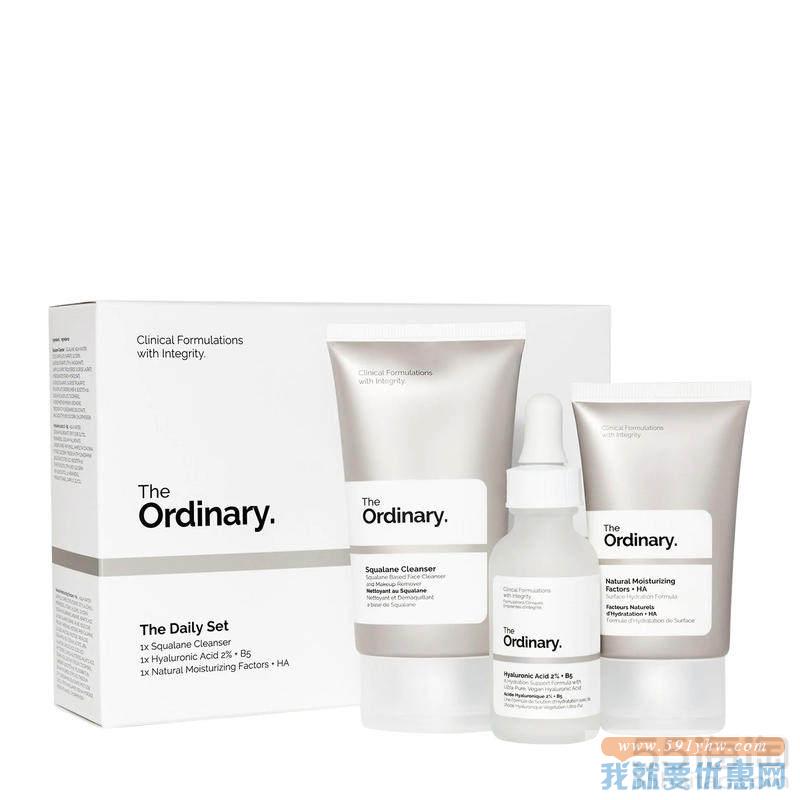 【满£88立减£8】The Ordinary 补水保湿三件套装 ￡15（约137元）