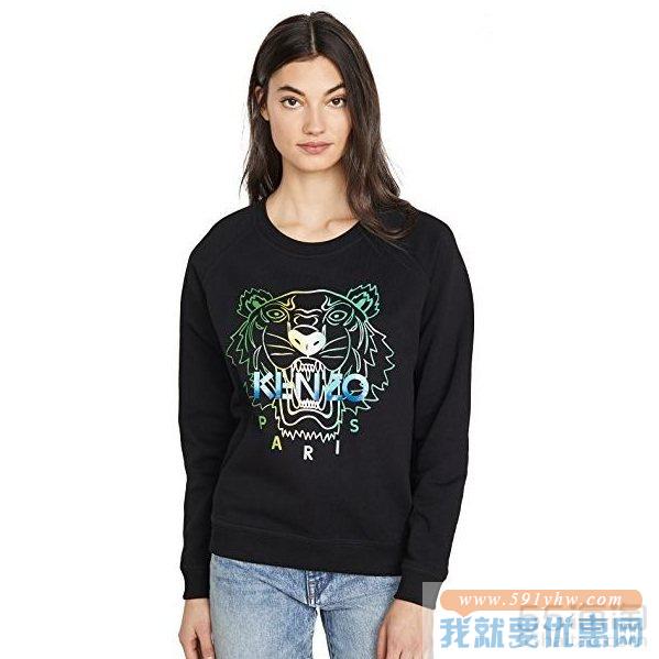 KENZO Raglan Straight 女士经典虎头卫衣