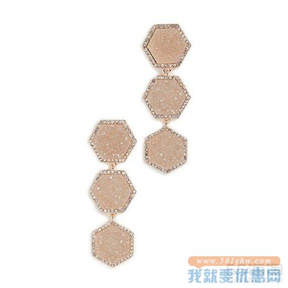 BaubleBar Cuvier Druzy 耳饰