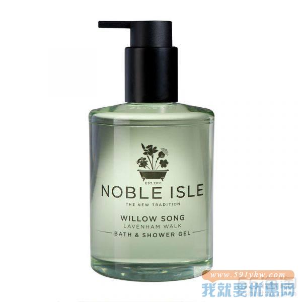 【7折+满£88减£8】Noble Isle 杨柳之歌香氛沐浴啫喱 250ml
