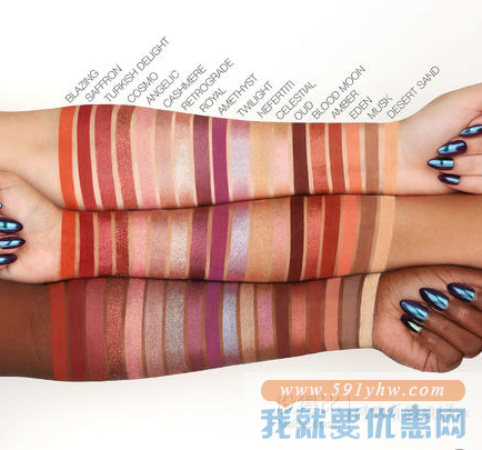 折合452.2元 HUDA BEAUTY Desert Dusk 沙漠黄昏 18色眼影盘 25.2g