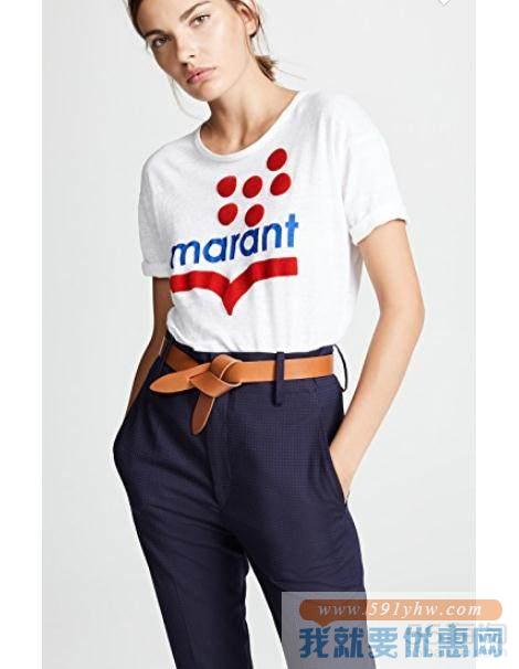 Isabel Marant Lecce Leather Belt 打结设计腰带