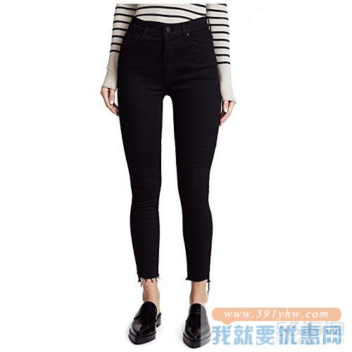 经典热卖~MOTHER The Stunner 交叠裤脚九分牛仔裤 $205（约1,426元）
