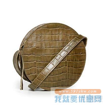 Madewell Circle 绿色圆形斜挎包 $75.6（约526元）
