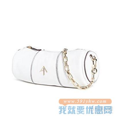 MANU Atelier 白色迷你款圆筒包 $360（约2,499元）