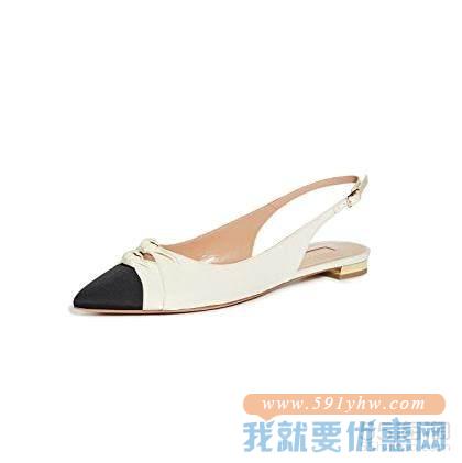 Aquazzura Mondaine 拼接优雅平底鞋