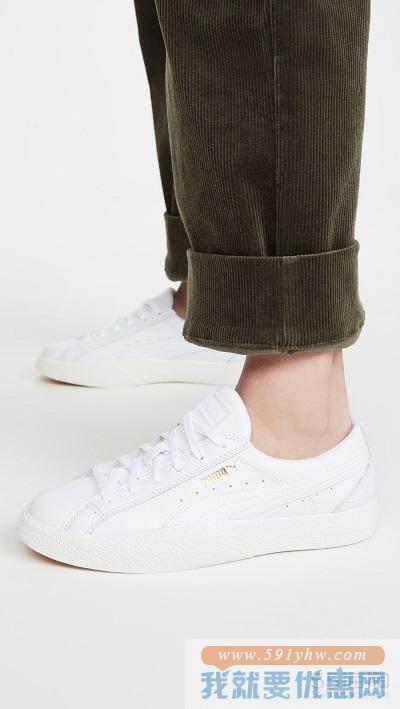 5.5/6.5码有货~PUMA Love 系列女款小白鞋