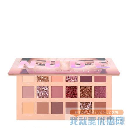 【极速香港仓】Huda Beauty 裸妆18色眼影盘