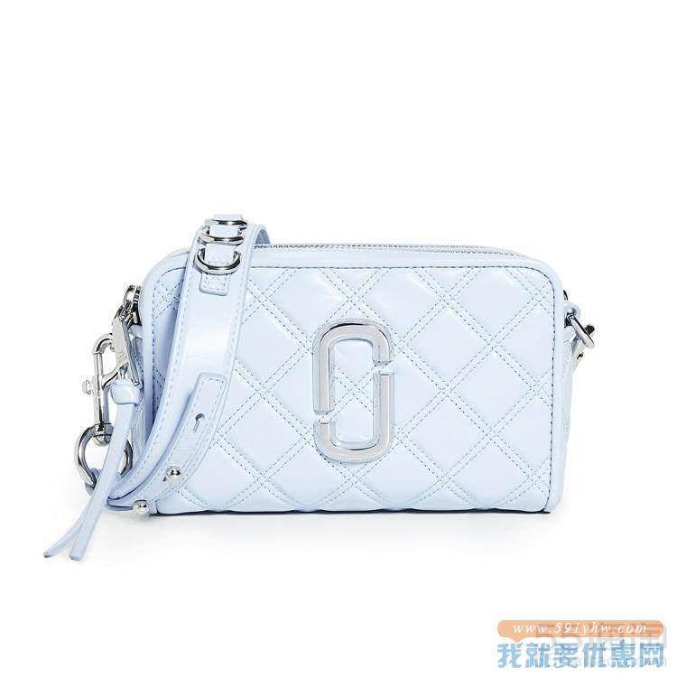 【最后一只】The Marc Jacobs The Softshot 21 蓝色绗缝包包