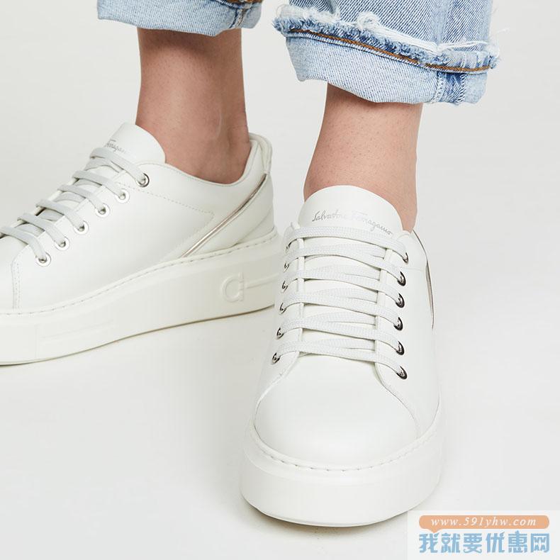 US$336美金包直邮！Salvatore Ferragamo 菲拉格慕 Senise 运动鞋 烧包网6折，约合2387元（国内售价5500）