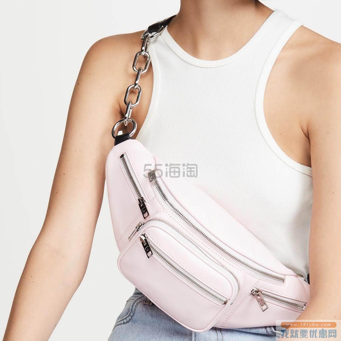 【半价】Alexander Wang 粉色 Attica 腰包