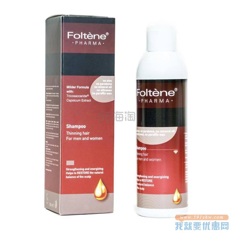 【6.5折】Foltène 丰添 男女两用健发洗发水 200ml