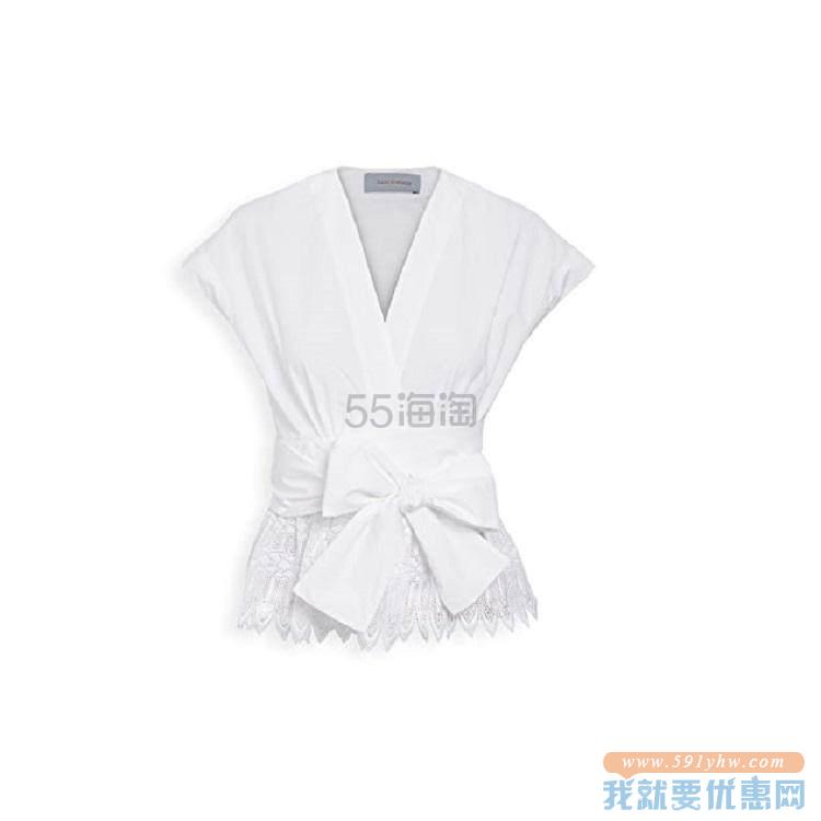 【设计师款】Silvia Tcherassi Cayena 圆孔腰褶上衣