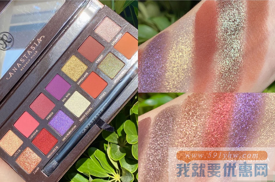 Anastasia Beverly Hills X Jackie Aina 合作款14色眼影9.8g 折合238.56元