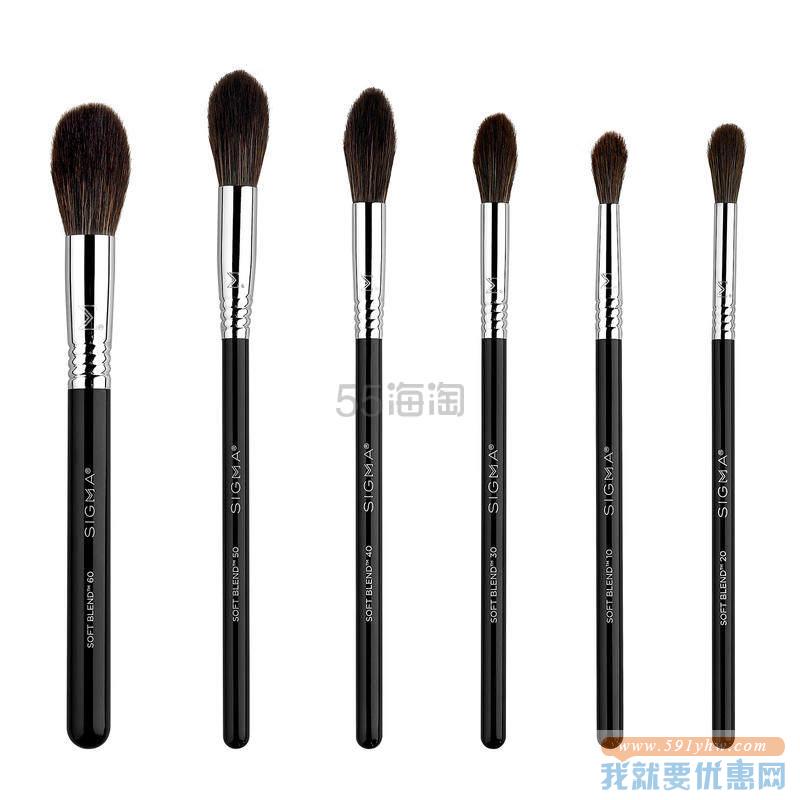 Sigma Soft Blend 系列化妆刷六支套装