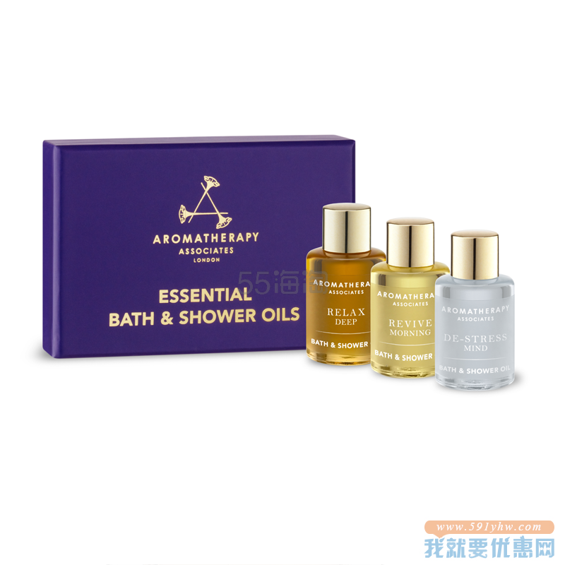 【8折】Aromatherapy Associates 沐浴油三件套装 7.5ml x 3