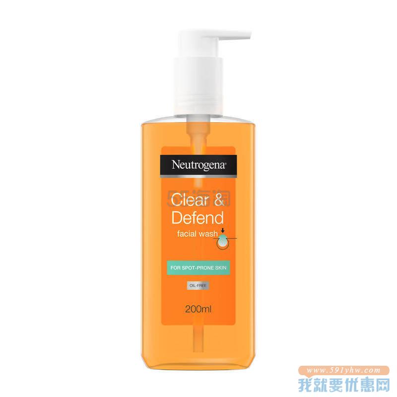 【买3免1+含税】Neutrogena 露得清 温和洁面乳 200ml ￡5.49（约48元）