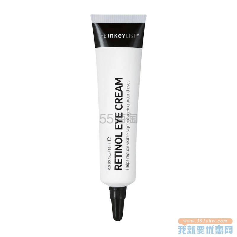 【买3免1+含税】The INKEY List 视黄醇紧致抗皱眼霜 15ml