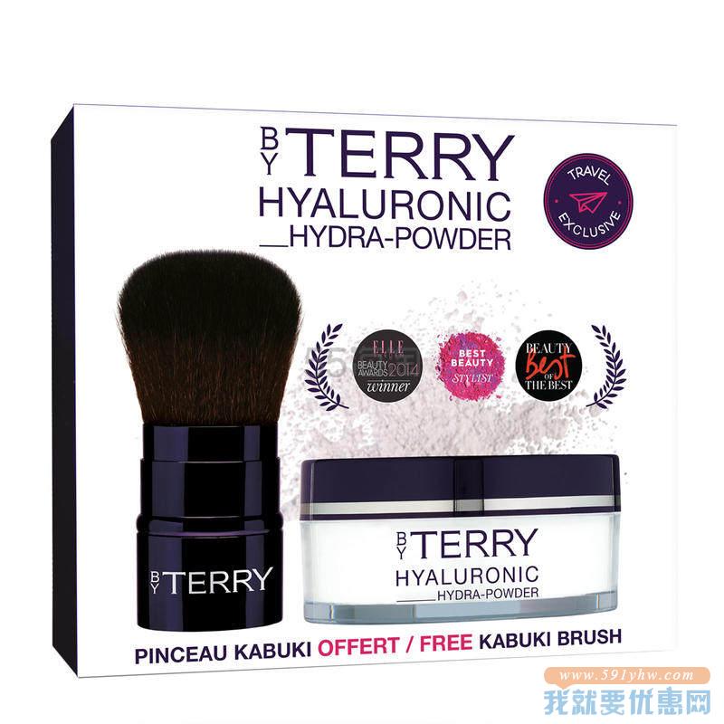 【6.5折+含税】BY TERRY 泰利 玻尿酸保湿散粉+散粉刷套装 ￡27.3（约238元）