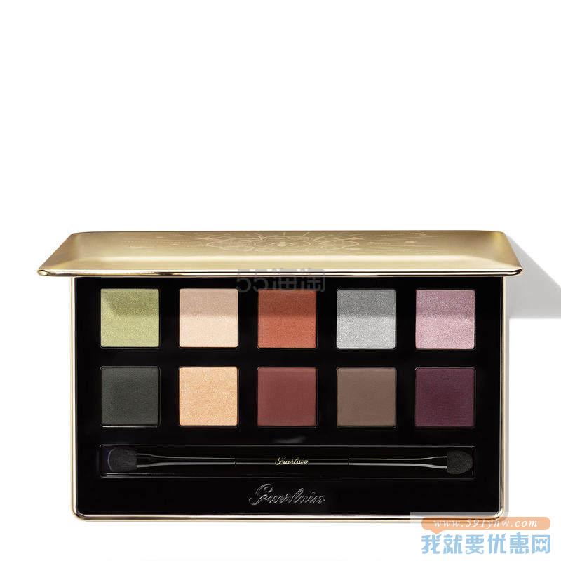 【6.5折+含税】GUERLAIN 娇兰 圣诞限定十色眼影盘 ￡38.35（约340元）