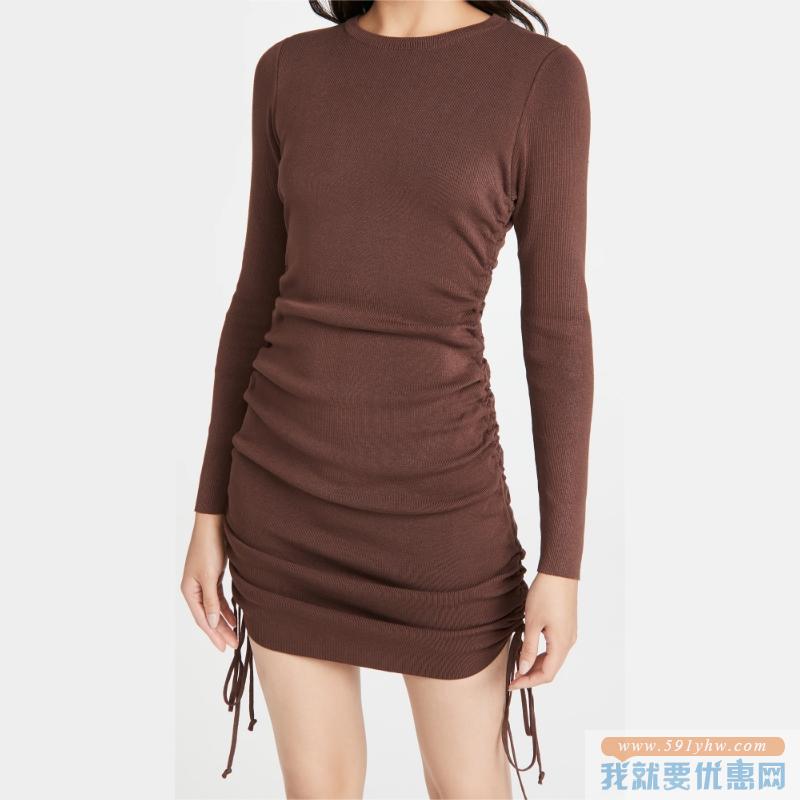 ￥193.94元起美国直邮！Lioness Military Minds 长袖裹身连衣裙 清仓特卖，可凑单免直邮