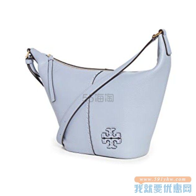 【新品上架5折】Tory Burch MCGRAW Zip 蓝色单肩包 $248.5（约1590元）