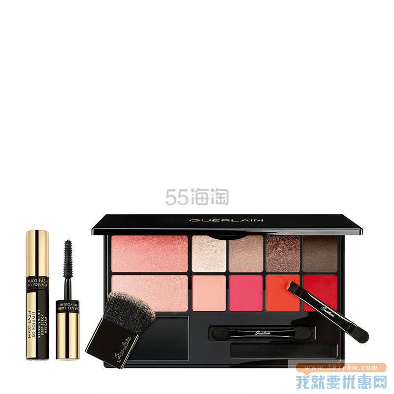 【5折+含税】GUERLAIN 娇兰 面部彩妆盘+睫毛膏两件套装 ￡39（约344元）