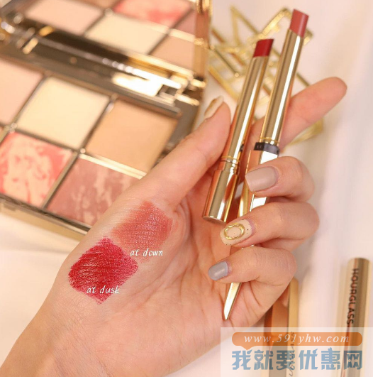 Hourglass 2020秋冬黄金烟管口红&替芯套装 2x0.9g 折合235.24元