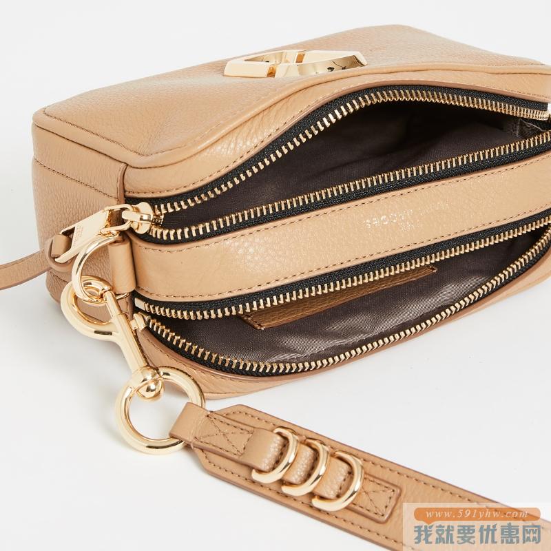 库存浅：The Marc Jacobs 防脏茶色 The Softshot 21包，免费直邮 6折 直邮中国 ￥1358.01