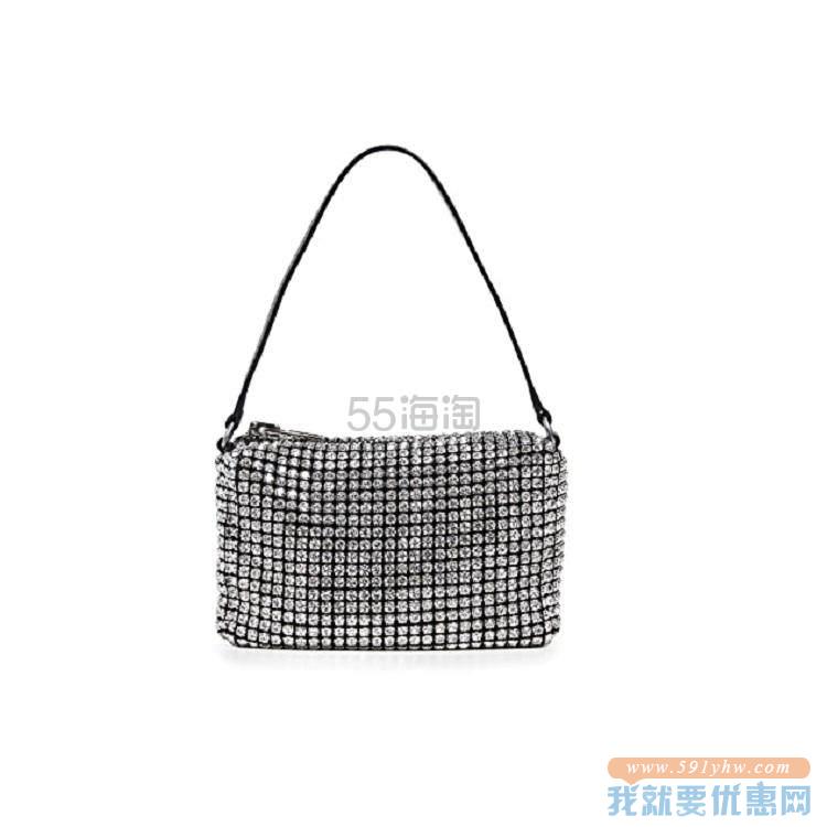 爆款补货！Alexander Wang 中号闪钻包 $695（约4451元）