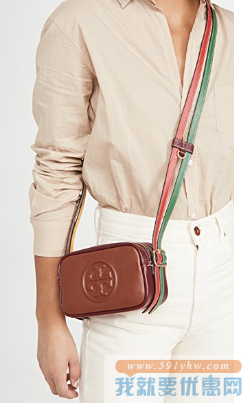 Tory burch Perry Bombe 女士双肩带迷你相机包 折合1423.24元